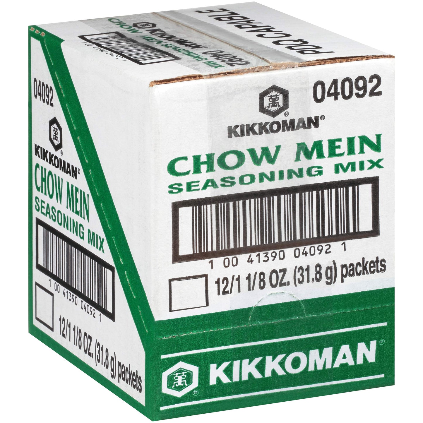 Kikkoman - Delicious Chow Mein Seasoning Mix - Full Flavored Low Sodium & No Fat  All Purpose Seasoning  No Added Preservatives - 1.125 Oz. (Pack of 12)