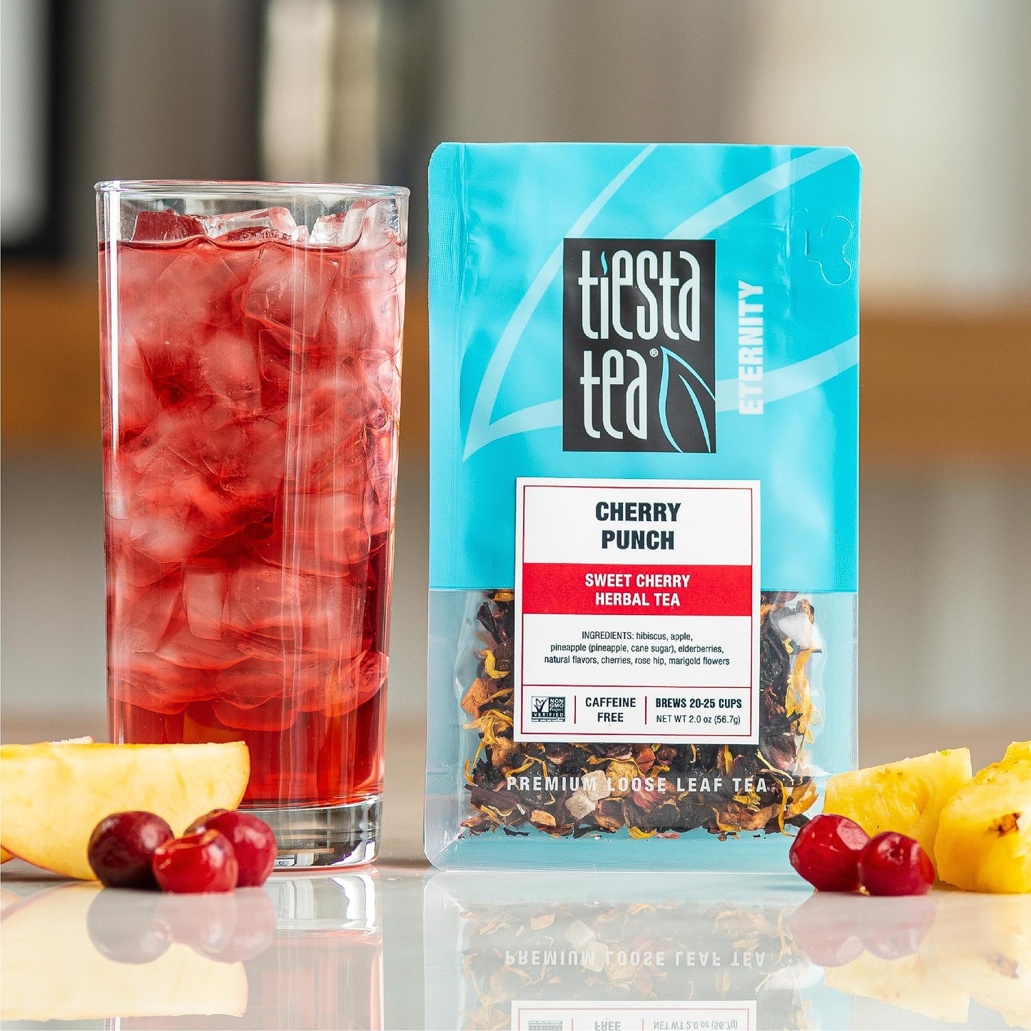 Tiesta Tea - Fruit Frenzy Trio | 3 Exotic Loose Leaf Herbal Tea Blend | Assorted Non-Caffeinated Fruit Tea | Make Hot Or Iced |