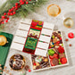 Christmas Gift Basket, Holiday Gourmet  - Variety Snack Crate- Candy Tray Food Assortment Idea- For Women, Men, Family 4 Section- Bonnie And Pop