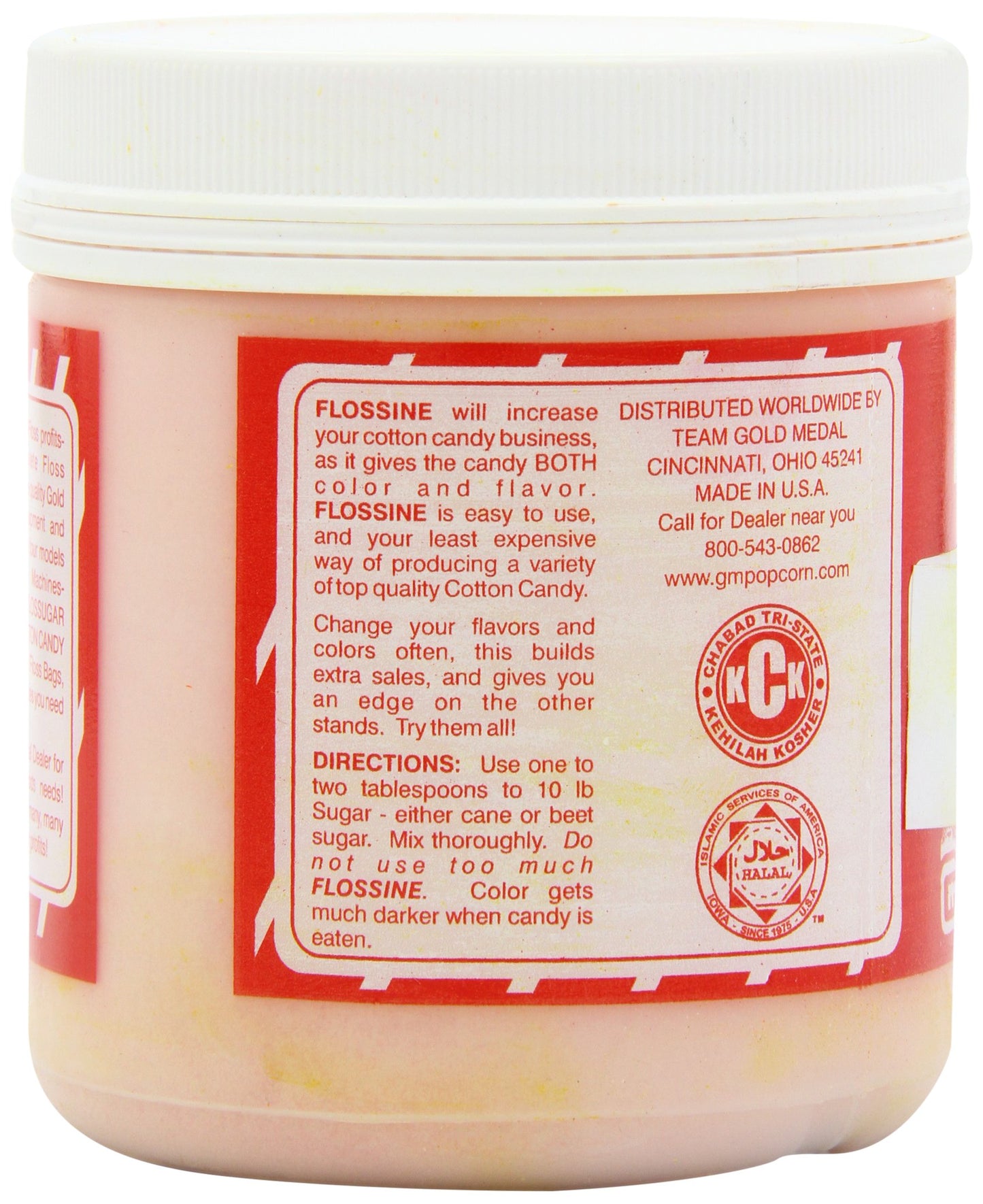 Gold Medal Flossine Can, Lemon Yellow