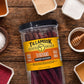 TILLAMOOK COUNTRY SMOKER Real Hardwood Smoked Sausages, Teriyaki, 15.2 Ounce Tall Jar, 20 Count