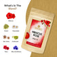 BREWIX Hibiscus Rose Herbal Tea Bags, 15 Pyramid Bags, Whole Hibiscus Flowers, Chamomile, Spices, Supports Wellness & Digestion