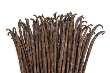 Vanilla Bean Kings 1/2 LB Vanilla Beans - Whole Extract Grade B Pods for Baking, 8 Ounce, Black/Dark Brown