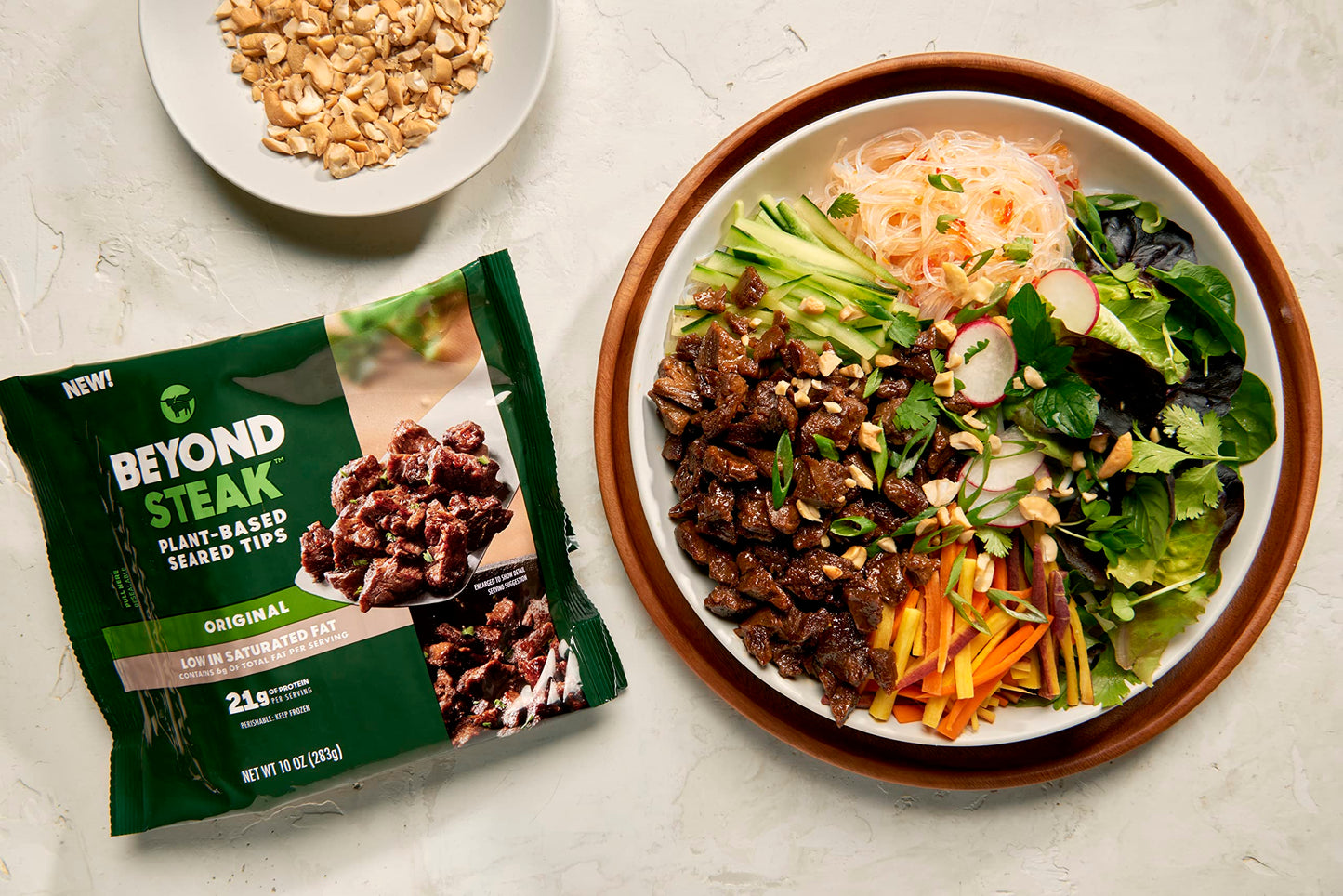 Beyond Meat Beyond Steak Plant-Based Seared Tips, 10 Oz