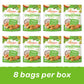 Happy Baby Organics Creamies Freeze-Dried Veggie & Fruit Snacks With Coconut Milk, Apple Spinach Pea & Kiwi, 1 Ounce (Pack Of 8)