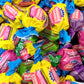 4 Flavor Gum - 2 Lbs Of Assorted Apple Watermelon Grape Original Individually Wrapped Fresh Bubble Gum