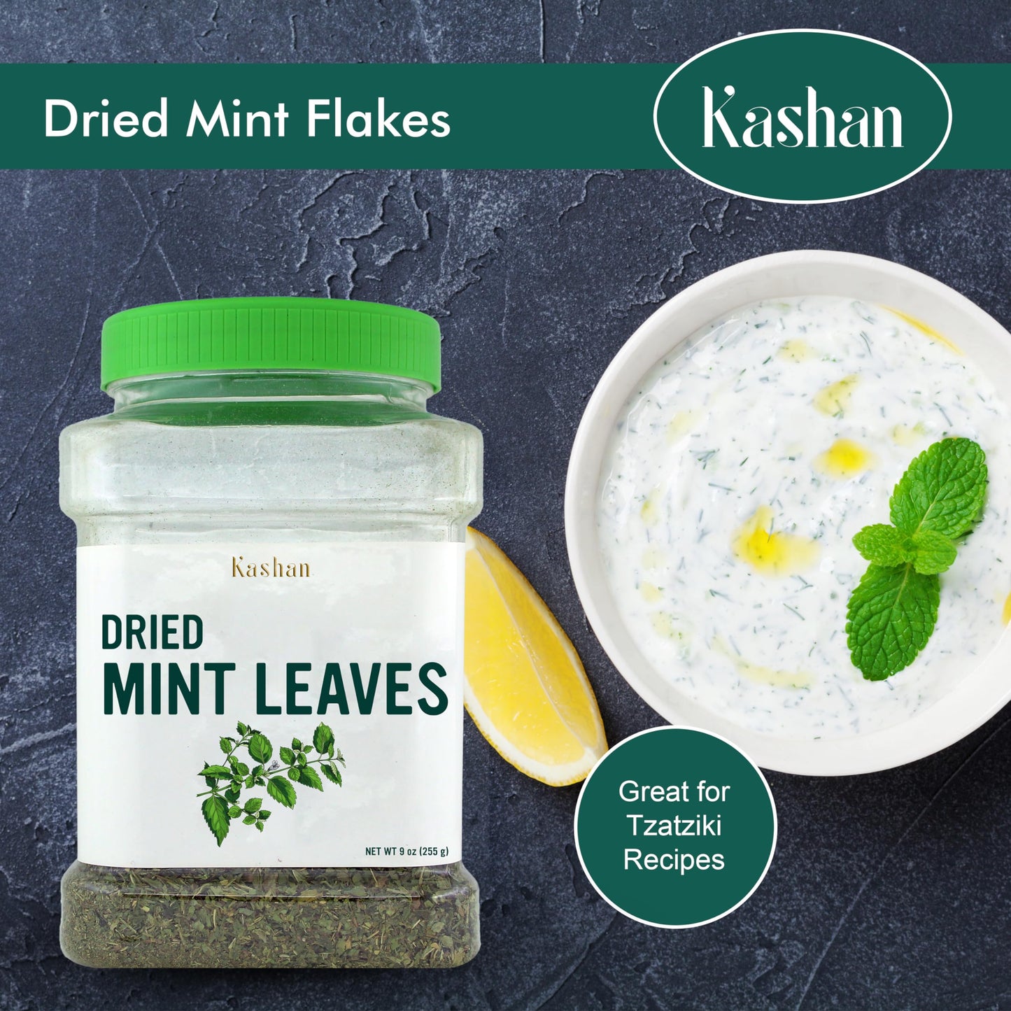 Kashan Mint Flakes, Great Aromatic Seasoning For Food Flavoring, Salad, Soups, Meat & Herbal
