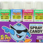 Too Tarts Sugar Free Sour Candy Spray Bottle Blueberry Green Apple Strawberry Assortment (Pack Of 12) By Too Tarts