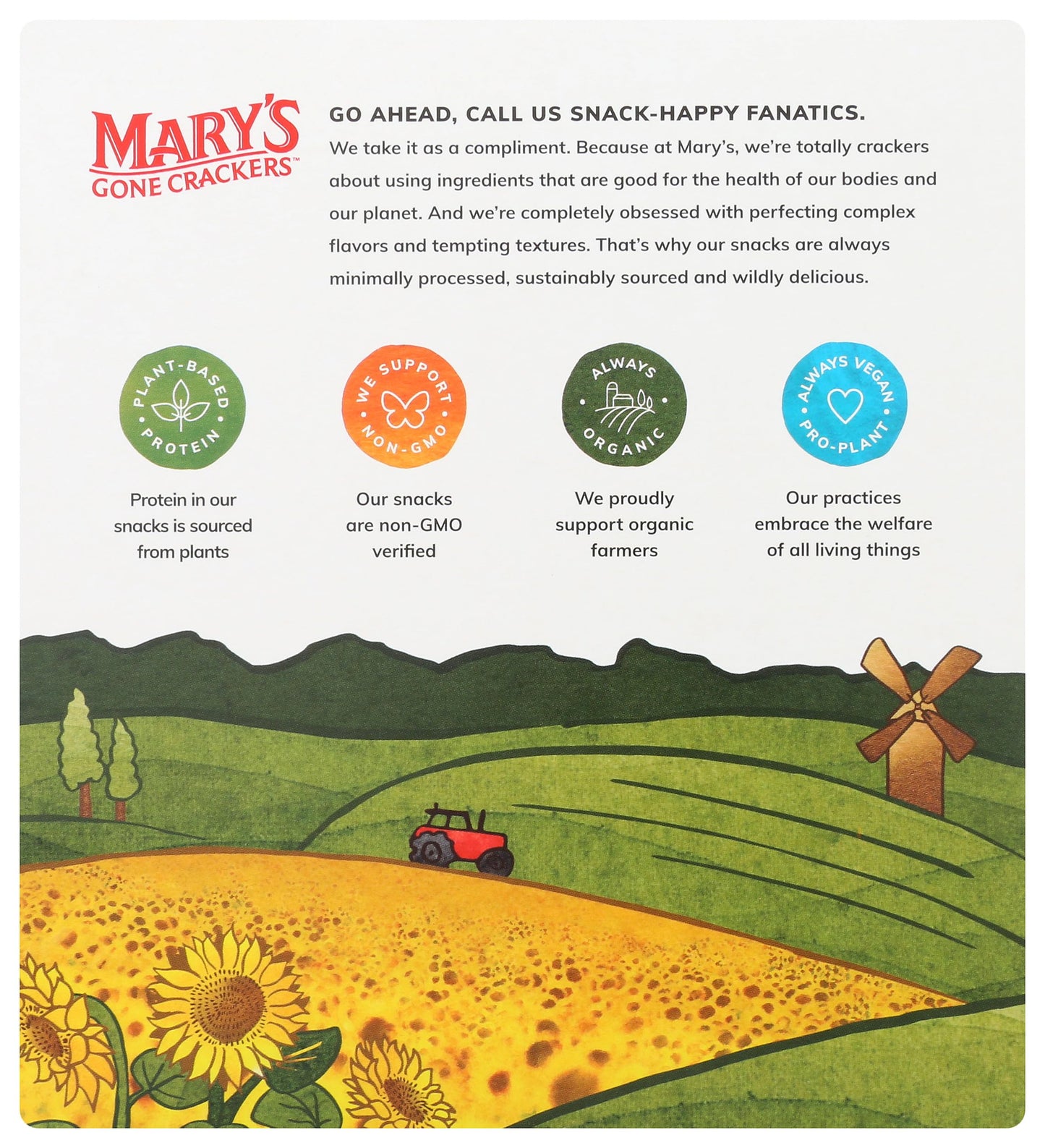 Marys Gone Crackers, Organic, Original, 6.5 Oz