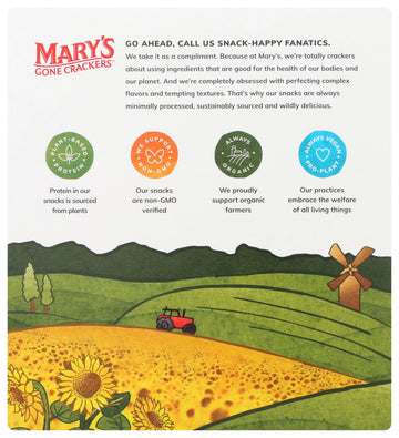 Marys Gone Crackers, Organic, Original, 6.5 Oz