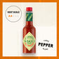 Tabasco Brand Cayenne Garlic Pepper Sauce, Mild Hot Sauce, Glass Bottle, Smoky & Zesty Blend With Savory Garlic, Bold Flavor, Gr