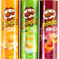 Pringles Potato Chips Variety Bundle: (1) Cheddar Cheese 5.96Oz, (1) Sour Cream And Onion 5.96Oz, (1) Bbq Potato Chips 5.96Oz (3