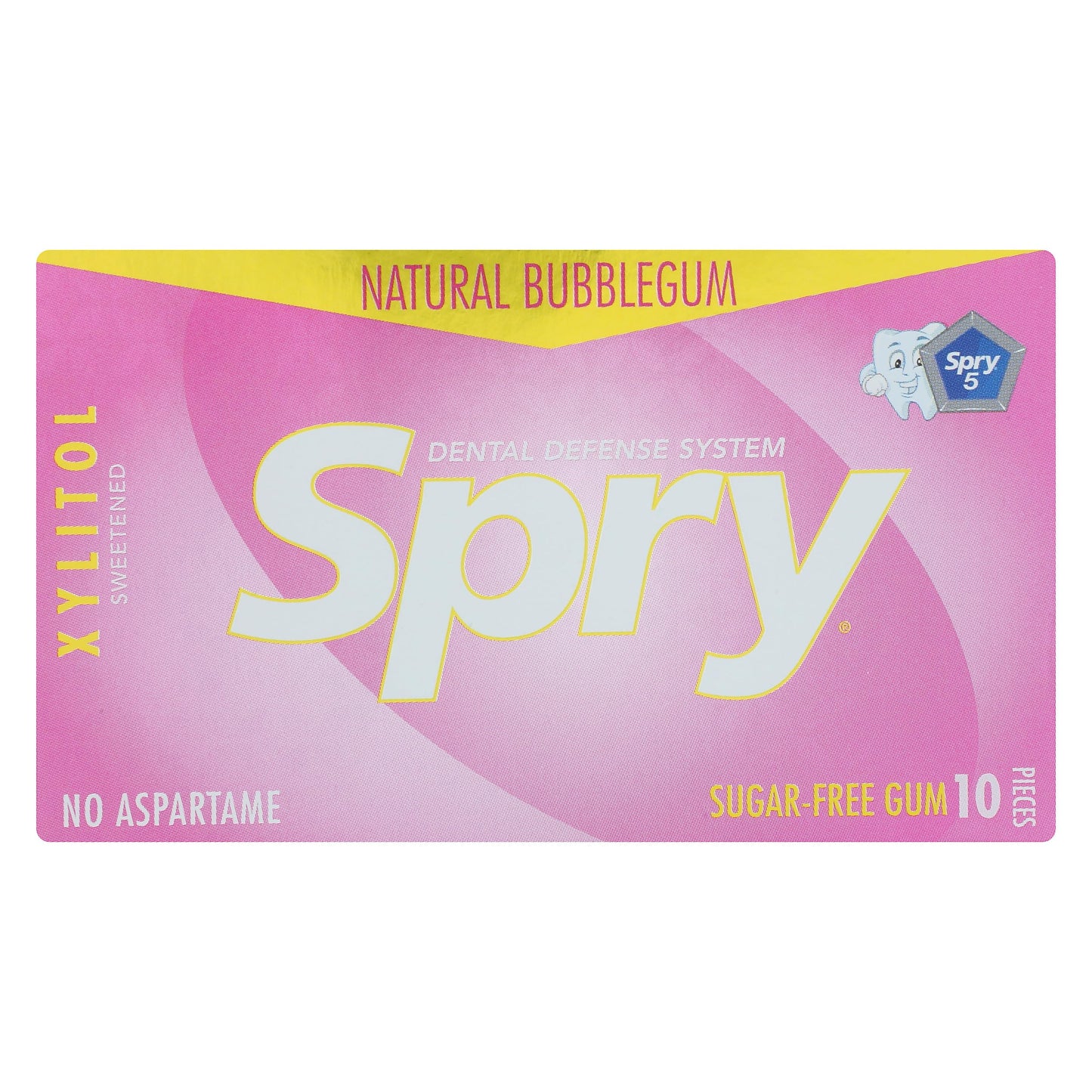 Spry Bubble Gum, 10 Ct