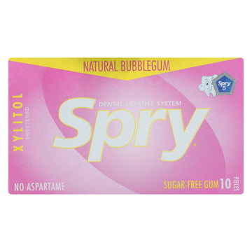 Spry Bubble Gum, 10 Ct