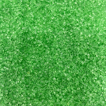 Edible Green Sanding Sugar Sprinkles Cupcake Cake Toppers, Celebrations Candy Pearls Shaker Jar Wedding Party Cake Dessert Food