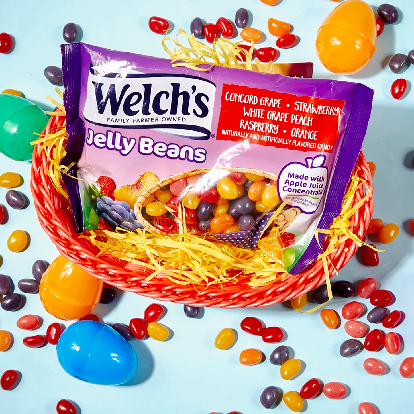Welch'S Fruit Flavor Jelly Beans, 2 Pack Candy Snacks & Sweets, By Frankford Candy