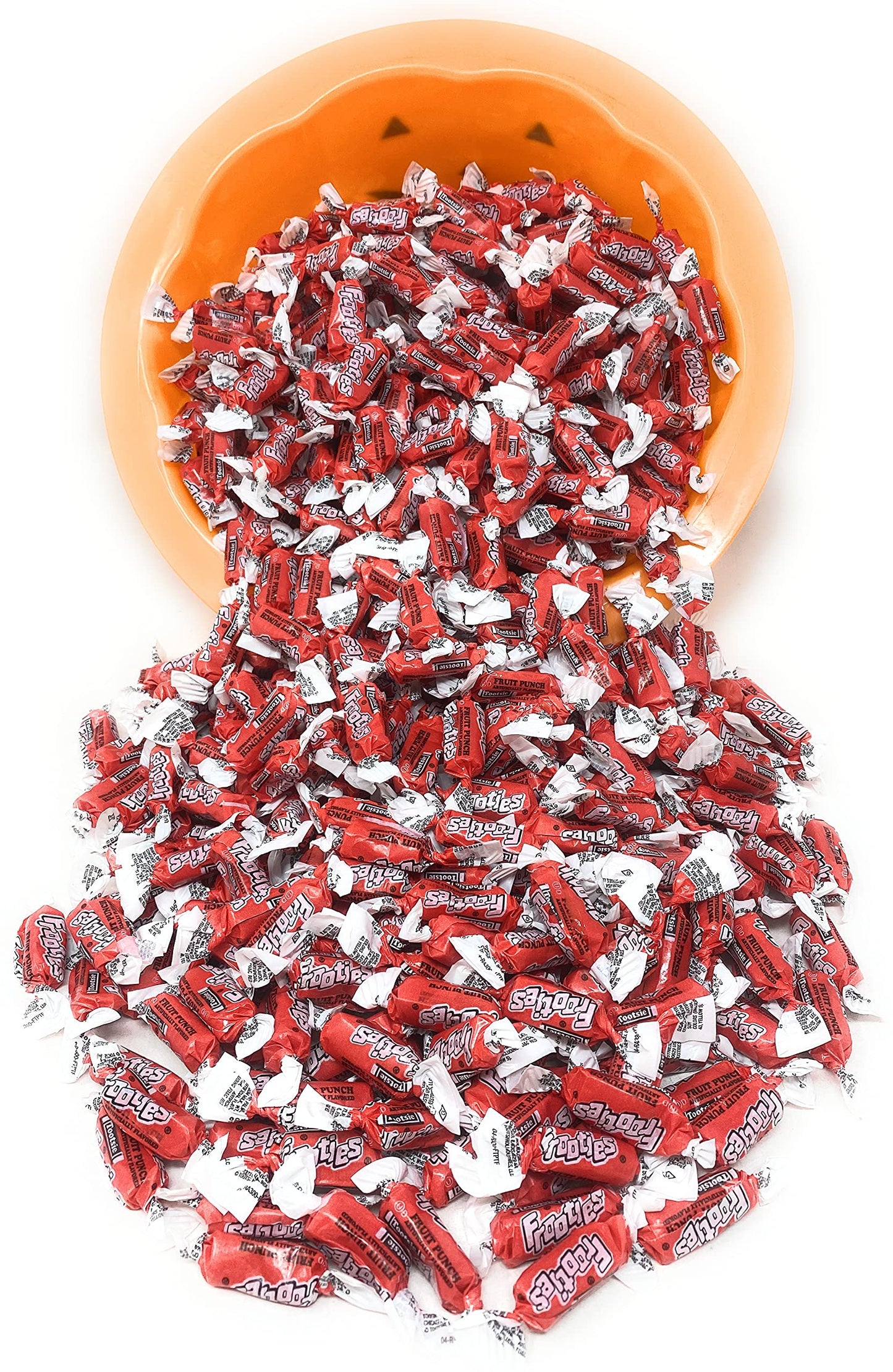 Bulk Fruit Punch Flavor Tootsie Roll Frooties Chewy Red American Taffies Candy Individually Wrapped In Resealable Assortit Bag 5