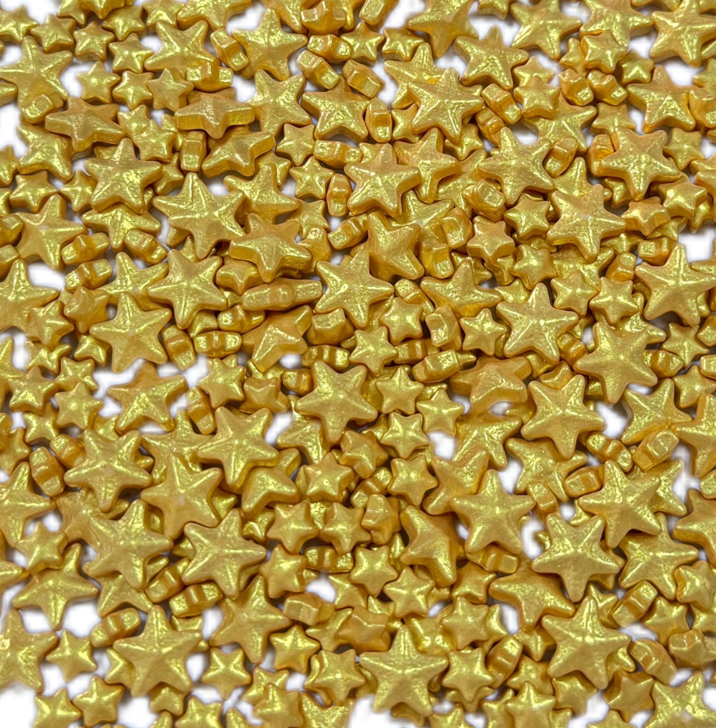 Sentovac Edible Gold Star Sprinkles | Edible Cake Cupcake Sprinkles 1 Bottle 4.23Oz/ 120G | Cookie And Ice Cream Topper Decorati