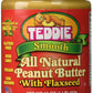 Teddie Smooth All Natural Peanut Butter With Flaxseed (Pack Of 4)