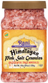 Rani Himalayan Pink Salt Granules (84 Essential Trace Minerals) 64oz (4lbs) 1.81kg PET Jar ~ All Natural | Vegan | Gluten Friend