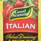 Good Seasons Italian Salad Dressing & Recipe Mix 0.7oz, 10 Pouches, Total Net 7oz