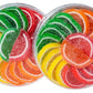 Boston Fruit Slices - SET OF TWO 11oz Acetate Circles - Americas Original Fruit Slices - Vegan, Gluten Free, Completely Allerge