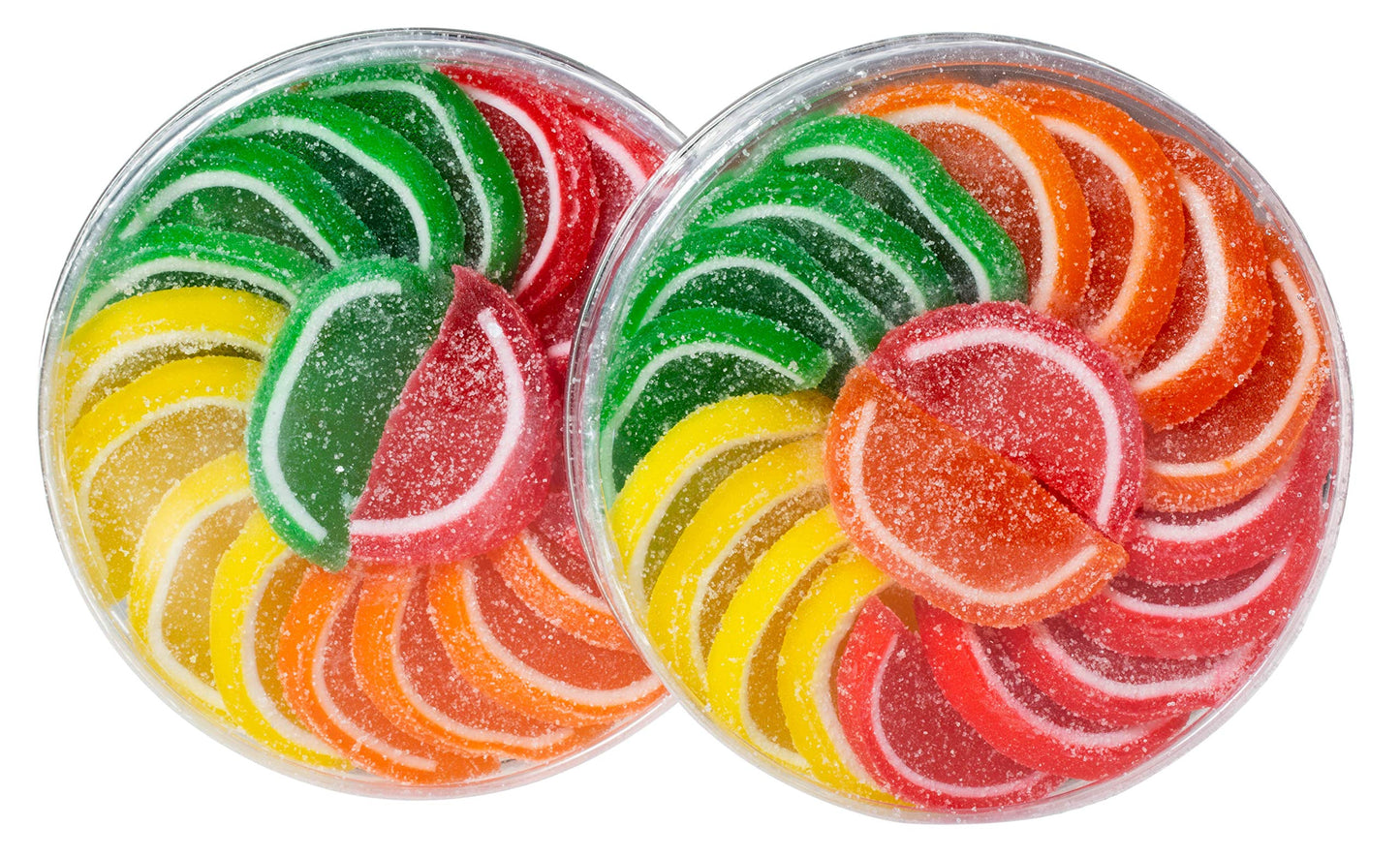 Boston Fruit Slices - SET OF TWO 11oz Acetate Circles - Americas Original Fruit Slices - Vegan, Gluten Free, Completely Allerge
