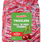 Twizlers Pull n Peel Cherry Bulk Pack  1 lb (Approx. 35 Pieces) - Fun and Delicious Cherry Flavored Licorice Candy