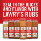 Lawrys Chipotle Cinnamon Rub, 27 oz - Ideal for Burgers, Pork, Chicken, and Vegetables