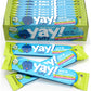 HEAVEN & EARTH Sour Blue Raspberry Taffy (24 Pack) | Dye Free, Gluten Free, Kosher, No High Fructose Corn Syrup