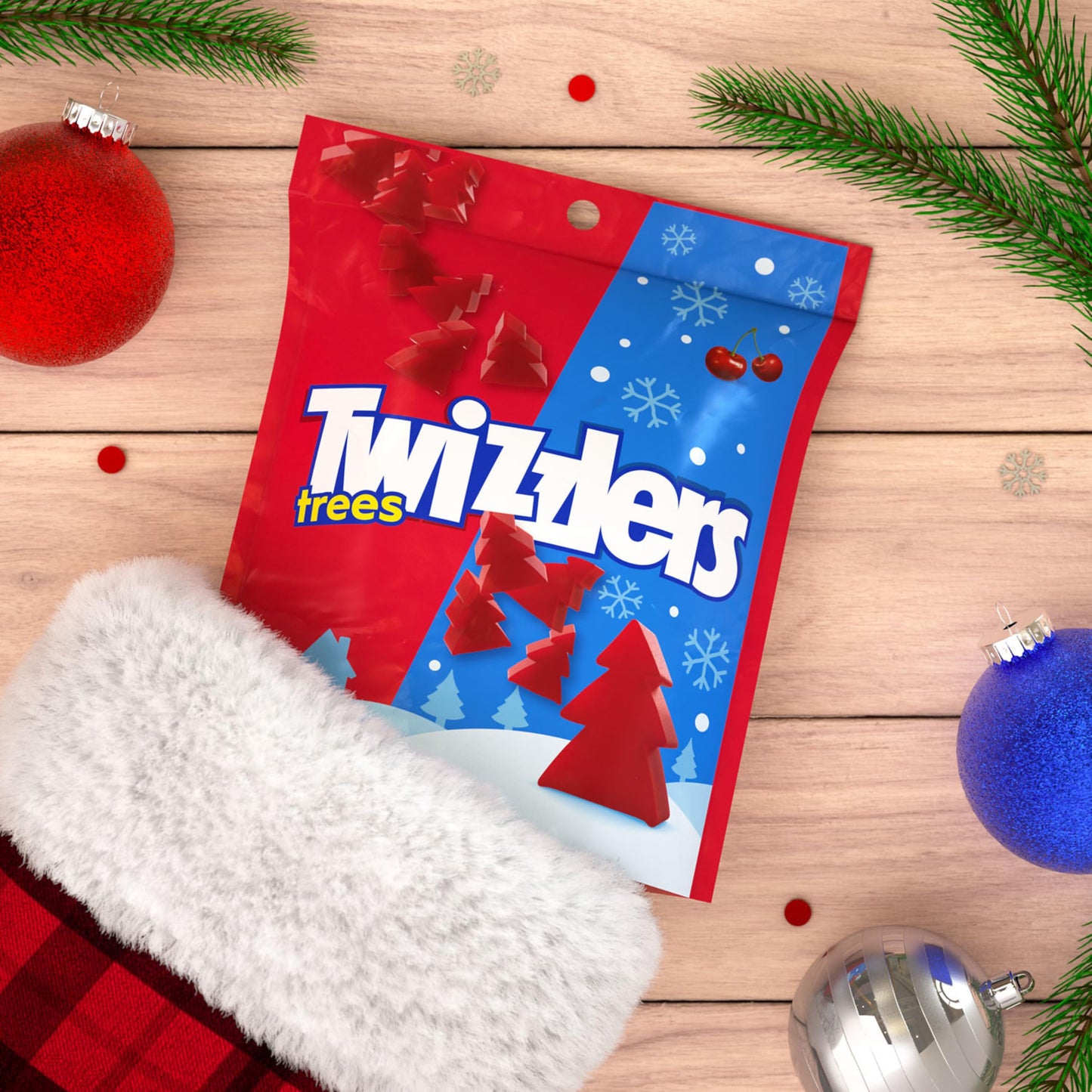 Twizzlers Cherry Flavored Chewy Candy, 7.1 oz Bag, Red