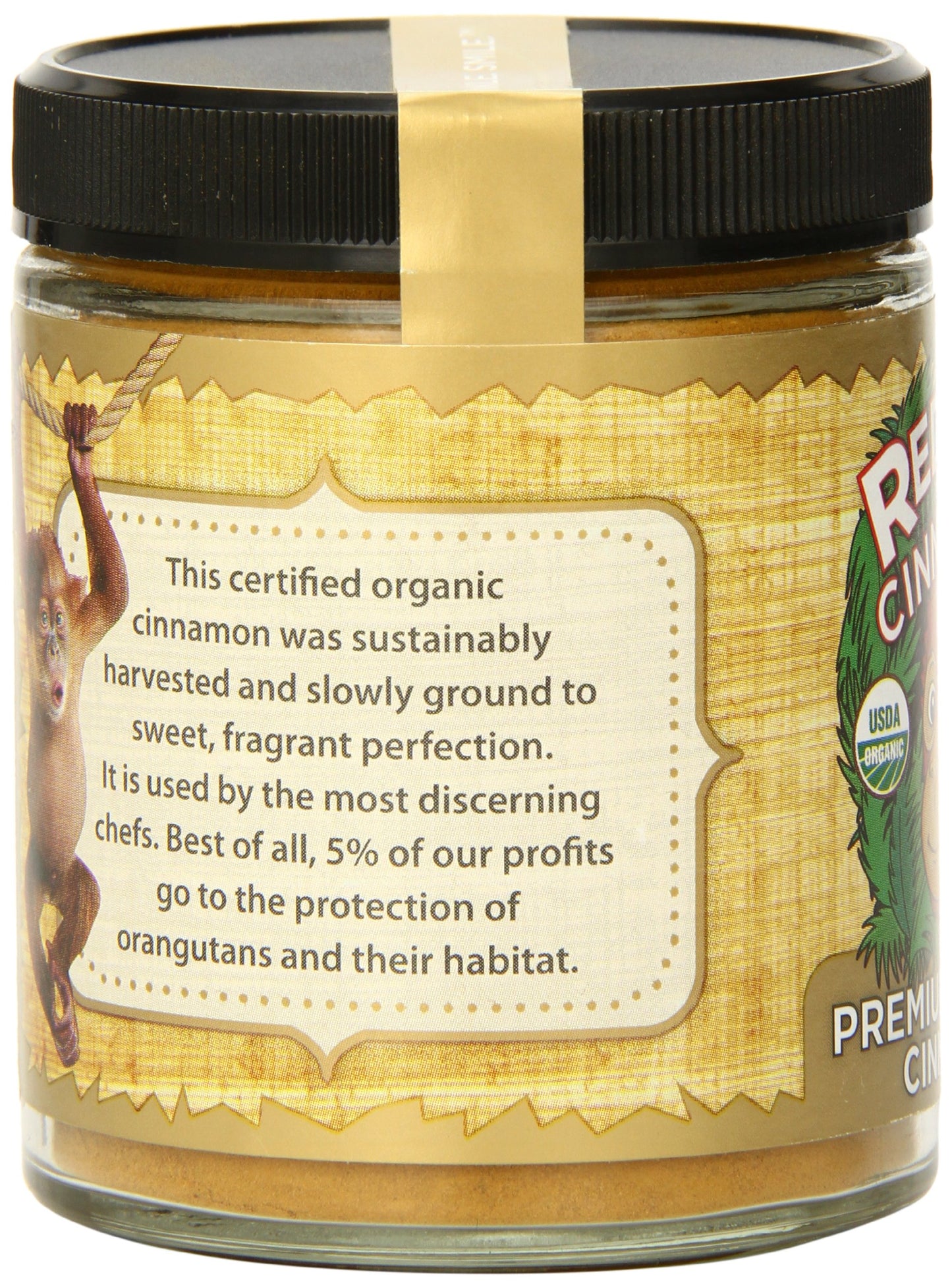 Red Ape Cinnamon Premium Ground Cinnamon, 3.6 Ounce, Pack of 1