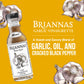 BRIANNAS Home Style Garlic Vinaigrette Dressing - Gluten Free, Vegan - 12 oz. Bottles - 2 Pack