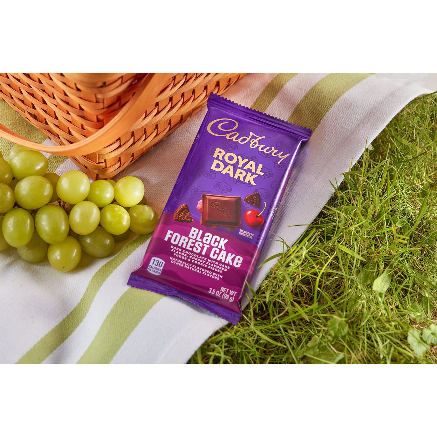CADBURY ROYAL DARK Black Forest Cake Dark Chocolate Candy Bars, 3.5 oz (14 Count)