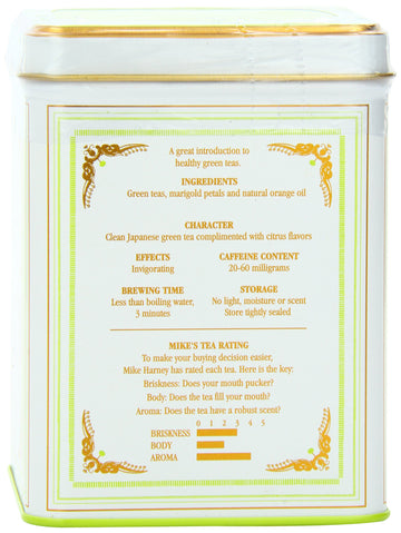 Harney & Sons Citron Green Tea, White, 20 Count (Pack Of 1)