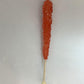 Classic Rock Candy Sticks, Sugar Rock Crystal Lollipops, Individually Wrapped (Pack Of 6, Red Strawberry)
