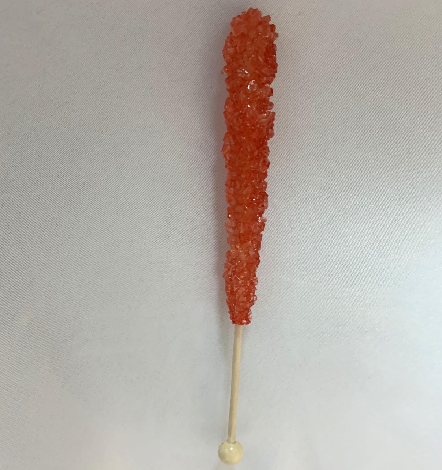 Classic Rock Candy Sticks, Sugar Rock Crystal Lollipops, Individually Wrapped (Pack Of 6, Red Strawberry)