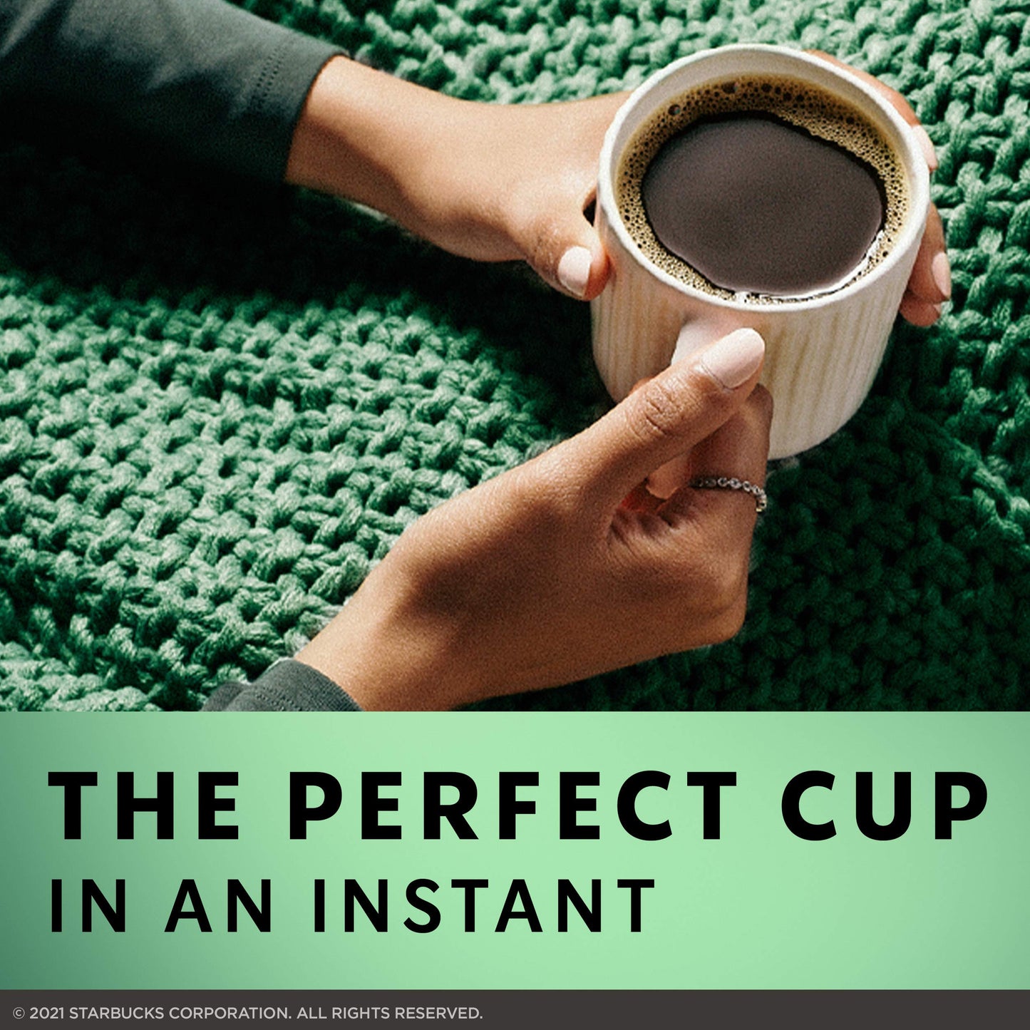 Starbucks Premium Instant Coffee - Dark Roast - 100% Arabica - 1 Tin (up to 40 cups)