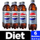 Diet Pepsi Cola Soda Pop, 16.9 Fl Oz Bottles, 6 Pack