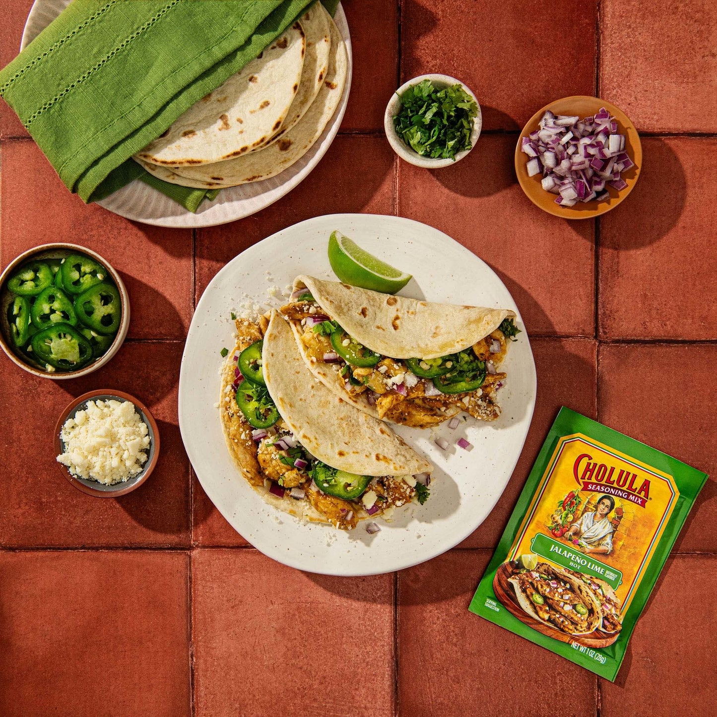 Cholula Jalapeo Lime Seasoning Mix, 1 Oz (Pack Of 12)
