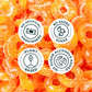 SmartSweets Peach Rings, Candy With Low Sugar 3g, Low Calorie 100, Net Carb 10, Plant Based, Gluten Free, No Artifical Colors or