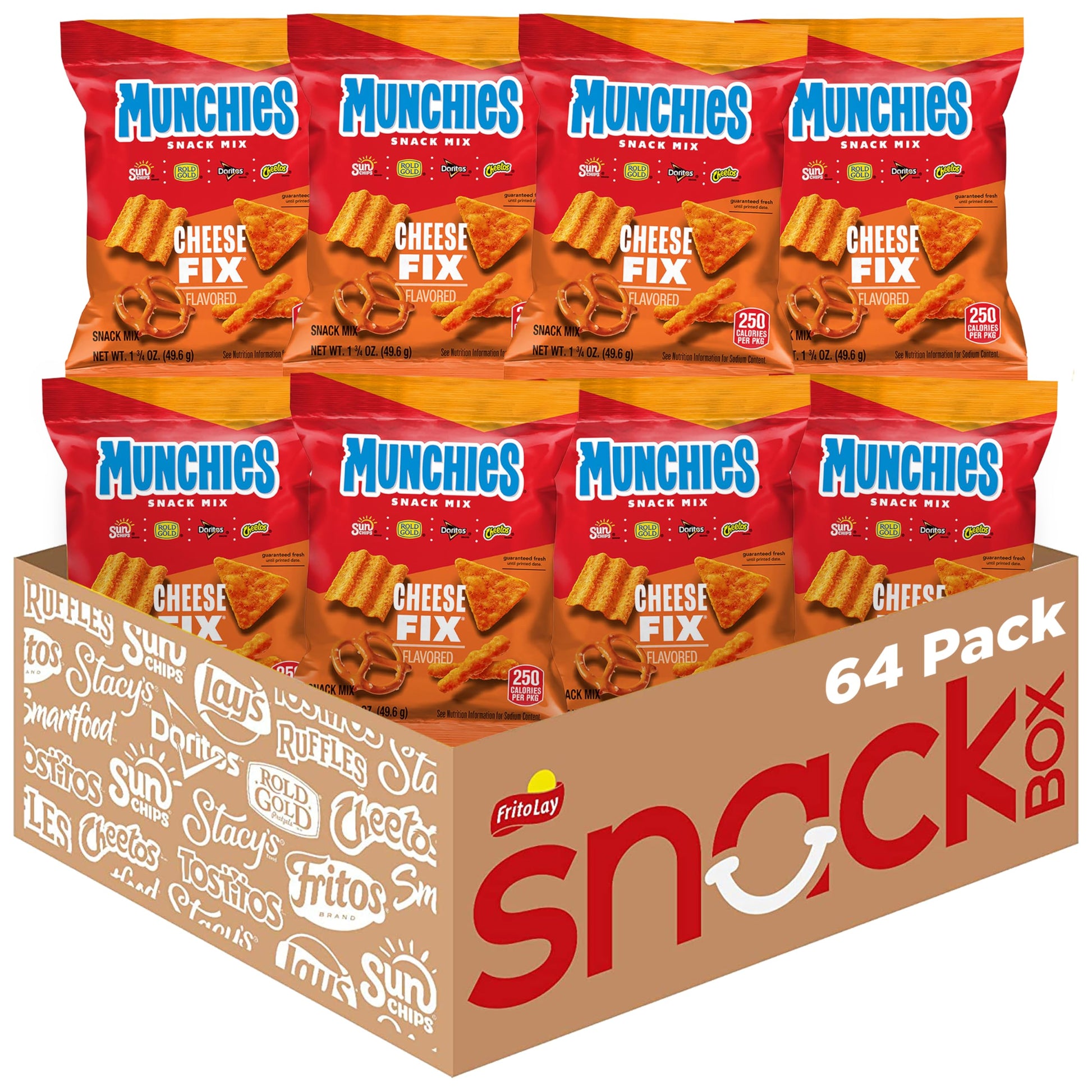 Munchies Snack Mix, Cheese Fix, 1.75 Ounce (Pack of 64)