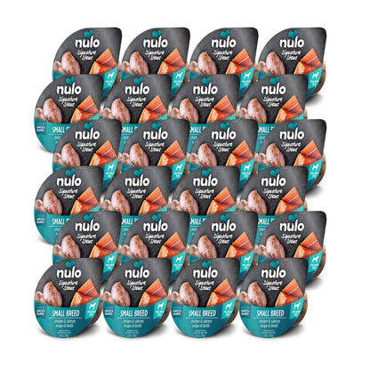 Nulo Small Breed Dog Signature Stew Chicken & Salmon in Broth, 24 x 2.8 oz Cup