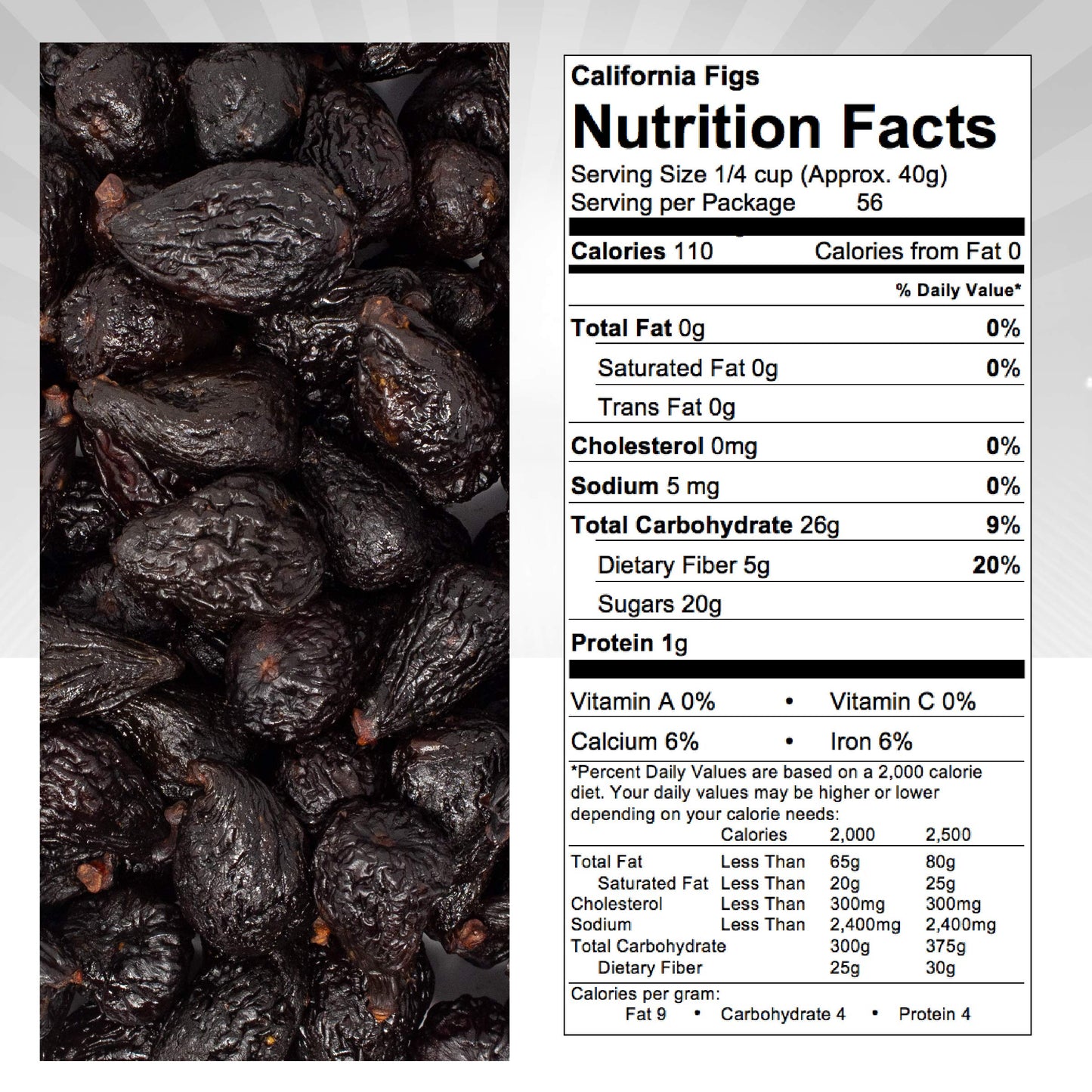 Traina Home Grown California Dried Whole Black Mission Figs - Healthy, No Added Sugar, Non Gmo, Gluten Free, Kosher Certified, Vegan, Value Size (5 Lbs)
