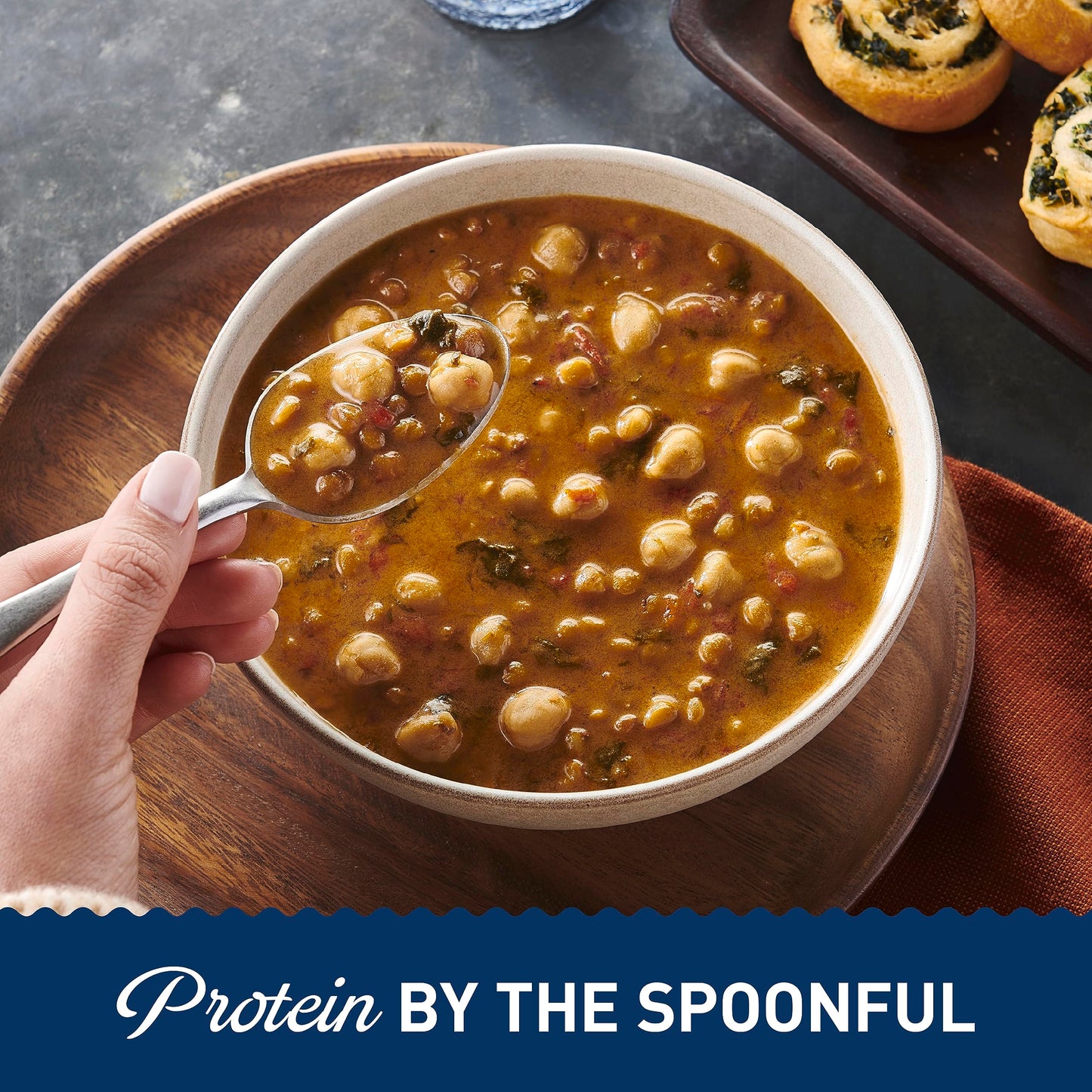 Progresso Mediterranean-Style Lentil Protein Soup, Vegetarian, 19 Oz. (Pack Of 12)