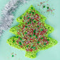 Sweets Indeed Sprinkles  Edible Sprinkle Mix  Perfect for Cake Decorations  Baking  Ice Cream  Cookies  Cupcake Topper  4 ounces (Christmas)