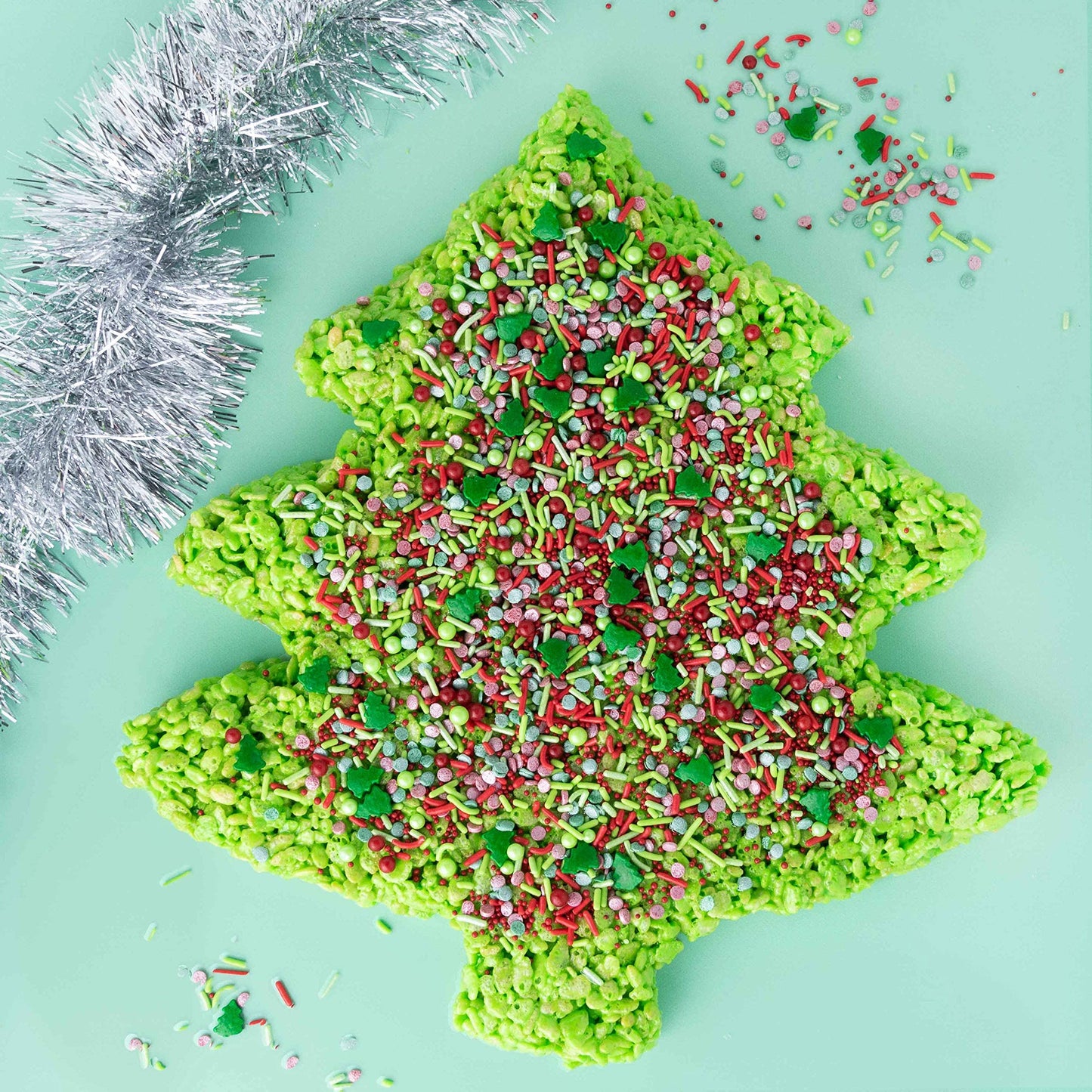 Sweets Indeed Sprinkles  Edible Sprinkle Mix  Perfect for Cake Decorations  Baking  Ice Cream  Cookies  Cupcake Topper  4 ounces (Christmas)