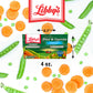 Libby'S Peas And Carrots, (Each 4 Count Of 4 Oz Cups) 16 Oz, Pack Of 4