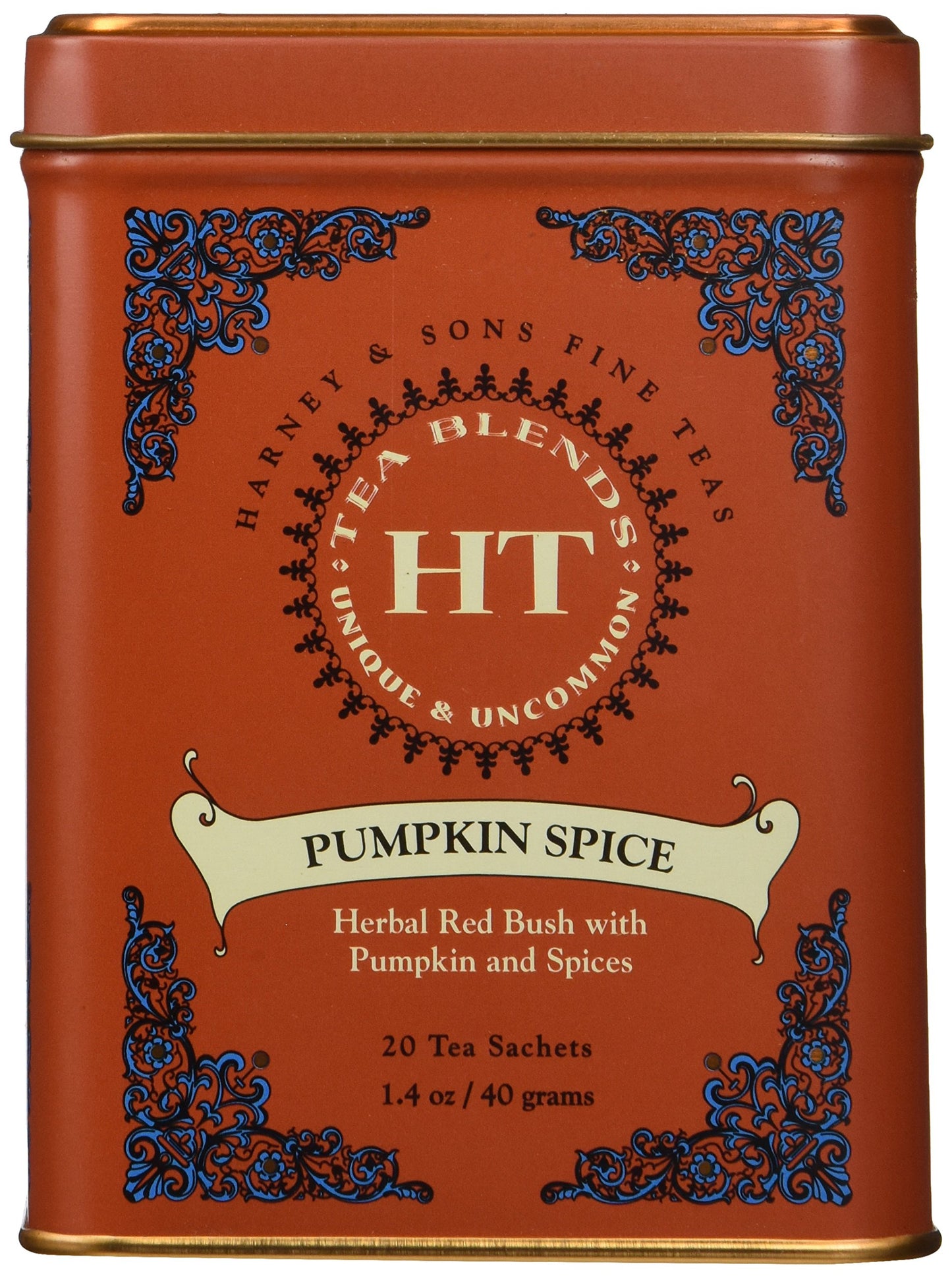 Harney & Sons Fine Teas Pumpkin Spice Tin- 20 Sachets