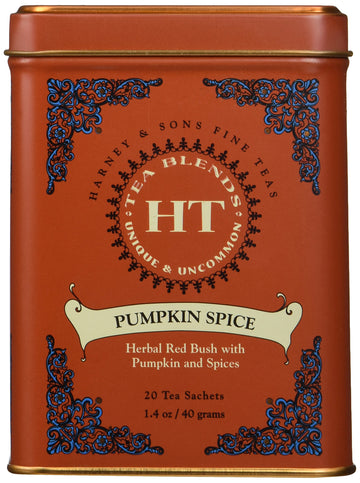 Harney & Sons Fine Teas Pumpkin Spice Tin- 20 Sachets